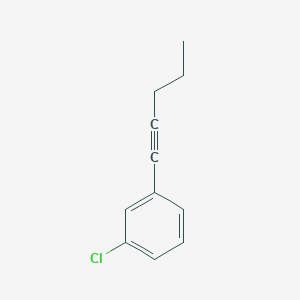 1-Chloro-3-pent-1-ynyl-benzene