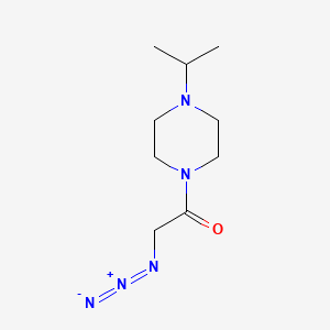 2-Azido-1-[4-(propan-2-yl)piperazin-1-yl]ethan-1-one
