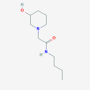 N-butyl-2-(3-hydroxypiperidin-1-yl)acetamide