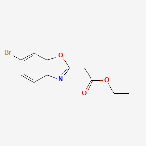 Ethyl 2-(6-bromobenzo[d]oxazol-2-yl)acetate