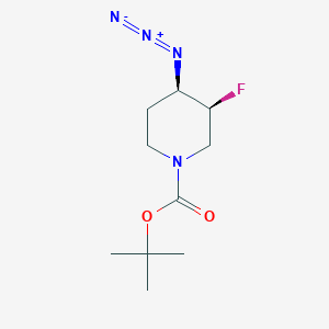 molecular formula C10H17FN4O2 B1488306 (3,4)-cis-tert-Butyl-4-azido-3-fluoropiperidine-1-carboxylate CAS No. 1070896-85-3