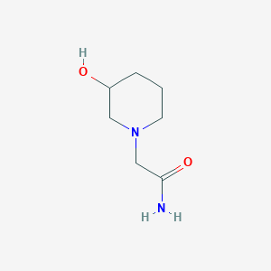 molecular formula C7H14N2O2 B1488309 2-(3-Hydroxypiperidin-1-yl)acetamide CAS No. 2027-45-4