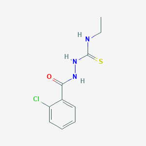 2-[(2-chlorophenyl)carbonyl]-N-ethylhydrazinecarbothioamide