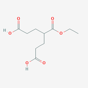 molecular formula C10H16O6 B14883102 4-(Ethoxycarbonyl)heptanedioic acid 