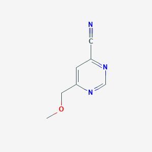 6-(Methoxymethyl)pyrimidine-4-carbonitrile