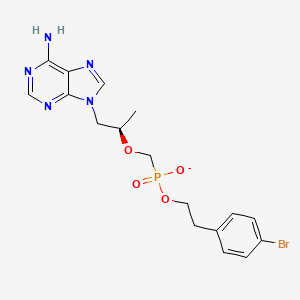 4-Bromophenethyl (R)-(((1-(6-amino-9H-purin-9-yl)propan-2-yl)oxy)methyl)phosphonate