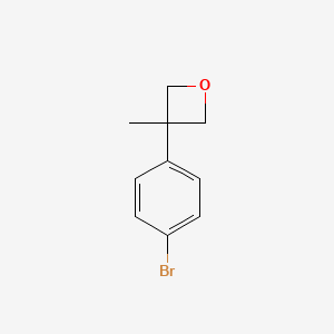 molecular formula C10H11BrO B1488313 3-(4-Bromophenyl)-3-methyloxetane CAS No. 872882-97-8