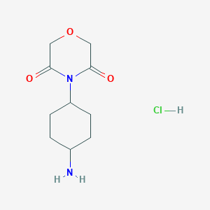 4-(4-Aminocyclohexyl)morpholine-3,5-dione hydrochloride