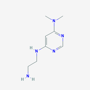 N4-(2-aminoethyl)-N6,N6-dimethylpyrimidine-4,6-diamine