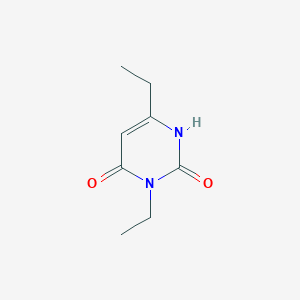 molecular formula C8H12N2O2 B1488320 3,6-Diethyl-1,2,3,4-tetrahydropyrimidine-2,4-dione CAS No. 2098075-12-6