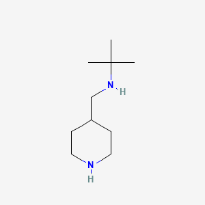 B1488321 Tert-butyl[(piperidin-4-yl)methyl]amine CAS No. 1226351-71-8