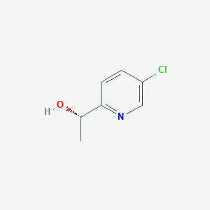 molecular formula C7H8ClNO B1488323 (1S)-1-(5-chloropyridin-2-yl)ethan-1-ol CAS No. 1016227-95-4