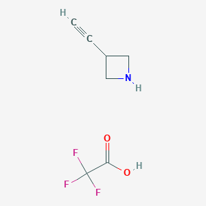 3-Ethynyl-azetidine 2,2,2-trifluoroacetate