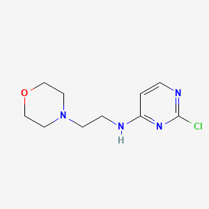 2-chloro-N-(2-morpholin-4-ylethyl)pyrimidin-4-amine