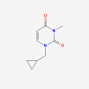 1-(cyclopropylmethyl)-3-methylpyrimidine-2,4(1H,3H)-dione