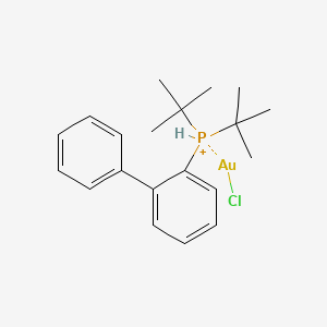 Chlorogold;ditert-butyl-(2-phenylphenyl)phosphanium