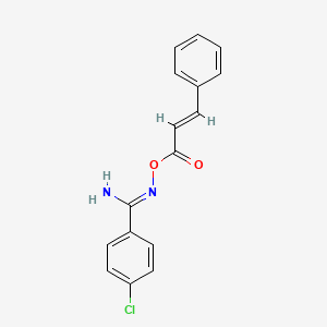 O1-cinnamoyl-4-chlorobenzene-1-carbohydroximamide