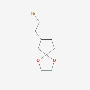 7-(2-Bromoethyl)-1,4-dioxaspiro[4.4]nonane