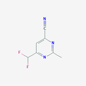 6-(Difluoromethyl)-2-methylpyrimidine-4-carbonitrile