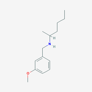 (Hexan-2-yl)[(3-methoxyphenyl)methyl]amine