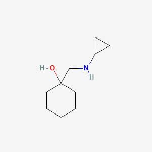 1-[(Cyclopropylamino)methyl]cyclohexan-1-ol