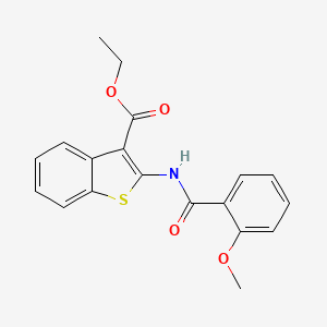 Ethyl 2-(2-methoxybenzamido)benzo[b]thiophene-3-carboxylate