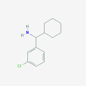 molecular formula C13H18ClN B1488347 (3-Chlorophenyl)(cyclohexyl)methanamine CAS No. 1183190-35-3