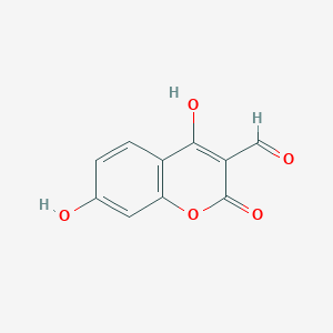 molecular formula C10H6O5 B14883516 4,7-Dihydroxy-2-oxo-2H-chromene-3-carbaldehyde 