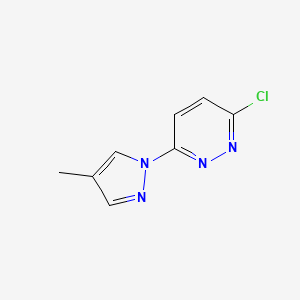 3-chloro-6-(4-methyl-1H-pyrazol-1-yl)pyridazine