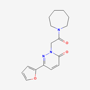 2-(2-(azepan-1-yl)-2-oxoethyl)-6-(furan-2-yl)pyridazin-3(2H)-one