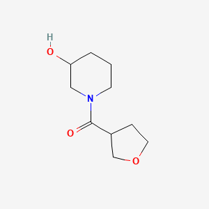 B1488359 1-(Oxolane-3-carbonyl)piperidin-3-ol CAS No. 1250077-04-3