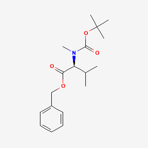 L-Valine, N-[(1,1-dimethylethoxy)carbonyl]-N-methyl-, phenylmethyl ester