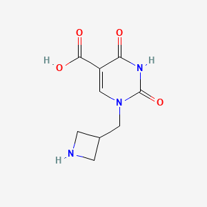 1-(Azetidin-3-ylmethyl)-2,4-dioxo-1,2,3,4-tetrahydropyrimidine-5-carboxylic acid