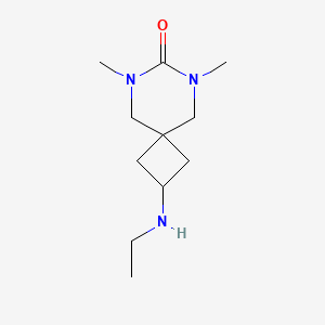 2-(Ethylamino)-6,8-dimethyl-6,8-diazaspiro[3.5]nonan-7-one