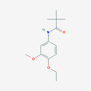 molecular formula C14H21NO3 B14883642 n-(4-Ethoxy-3-methoxyphenyl)pivalamide 