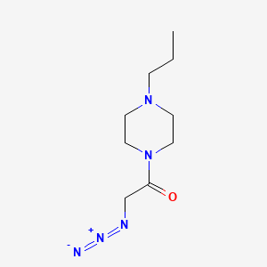 molecular formula C9H17N5O B1488365 2-Azido-1-(4-propylpiperazin-1-yl)ethan-1-one CAS No. 1546226-01-0