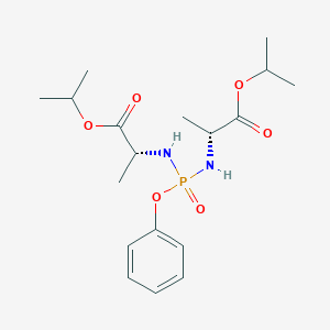 propan-2-yl (2R)-2-[[[[(2R)-1-oxo-1-propan-2-yloxypropan-2-yl]amino]-phenoxyphosphoryl]amino]propanoate