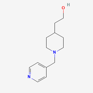molecular formula C13H20N2O B1488368 2-(1-(Pyridin-4-ylmethyl)piperidin-4-yl)ethan-1-ol CAS No. 1807320-62-2