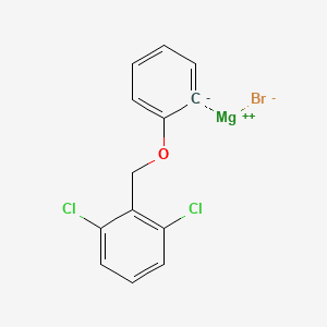 molecular formula C13H9BrCl2MgO B14883686 2-(2,6-DichlorobenZyloxy)phenylmagnesium bromide 