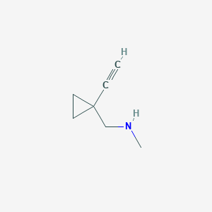 1-(1-ethynylcyclopropyl)-N-methylmethanamine