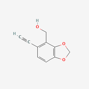 (5-Ethynylbenzo[d][1,3]dioxol-4-yl)methanol