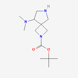 molecular formula C13H25N3O2 B14883776 Tert-butyl 8-(dimethylamino)-2,6-diazaspiro[3.4]octane-2-carboxylate 