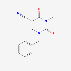 1-Benzyl-3-methyl-2,4-dioxo-1,2,3,4-tetrahydropyrimidine-5-carbonitrile