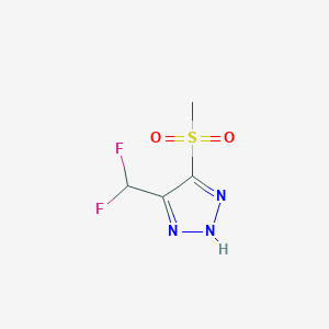 4-(difluoromethyl)-5-methanesulfonyl-2H-1,2,3-triazole