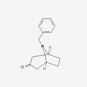 molecular formula C14H17NO B14883832 (1S,5S)-8-benzyl-8-azabicyclo[3.2.1]octan-3-one 