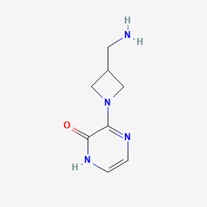 3-(3-(aminomethyl)azetidin-1-yl)pyrazin-2(1H)-one