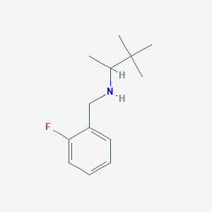 (3,3-Dimethylbutan-2-yl)[(2-fluorophenyl)methyl]amine
