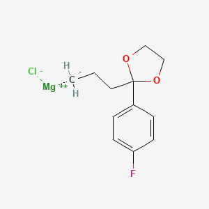 4,4-Ethylenedioxy-4-(4-fluorophenyl)butylmagnesium chloride