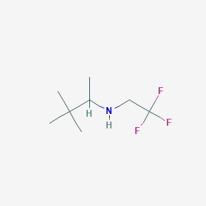 (3,3-Dimethylbutan-2-yl)(2,2,2-trifluoroethyl)amine