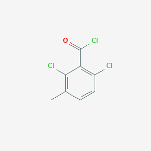 molecular formula C8H5Cl3O B14883871 2,6-Dichloro-3-methylbenzoyl chloride 